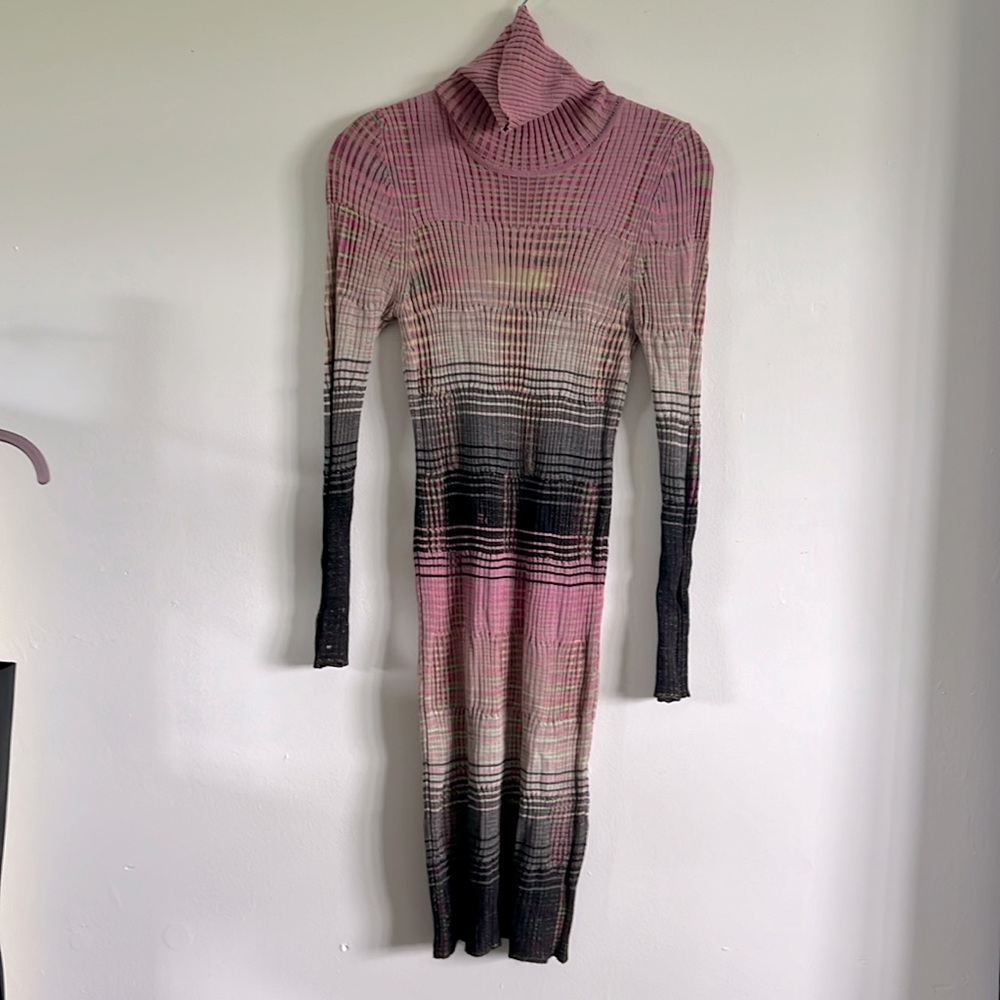 Vintage Missoni knit long sleeve dress